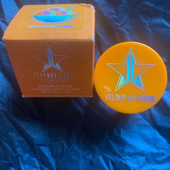 🌈NWT HP RAINBOW SHERBET” VELOUR LIP SCRUB, FROM 2018 SUMMER COLLECTION . JS🌈 - Picture 3 of 16